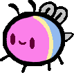 Pansexual_Bee emote for Discord