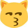 kiss_cat_face emote for Discord