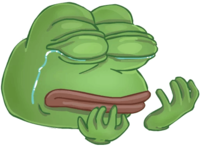 Pepe_Cry emote for Discord