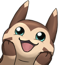 Furret_Excited emote for Discord