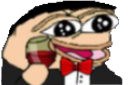 elegant_human_pepe emote for Discord