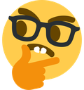 NerdThink emote for Discord