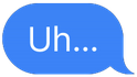 iMessageUh emote for Discord
