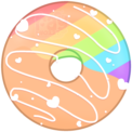 rainbow_donut emote for Discord
