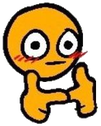 FlushedShy emote for Discord