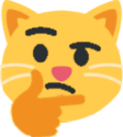 thinkingCat emote for Discord