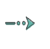 Arrow_cyan emote for Discord