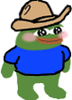 peepoCowboy emote for Discord