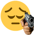 PensiveGun emote for Discord