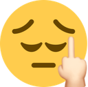 PensiveFuckYou emote for Discord