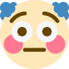 Flushed_clown emote for Discord