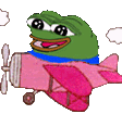 peepoAirplane emote for Discord