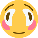 FlushedWeird emote for Discord