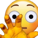 HandFlushed emote for Discord