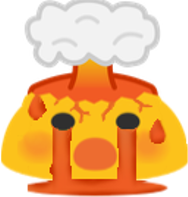 blob_volcano_eruption emote for Discord