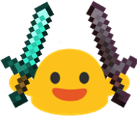 blob_minecraft_sword_killer emote for Discord