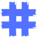 Blurple_Hastag emote for Discord