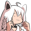 ShirakamiFubuki_GlassesOff emote for Discord