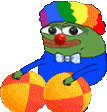 peepoClownballs emote for Discord