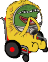peepoGiggleChair emote for Discord