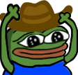 peepoCowboy emote for Discord