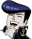 Josuke_laugh emote for Discord