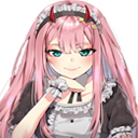 ZeroTwo_Maid emote for Discord