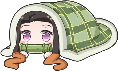 ComfyNezuko emote for Discord