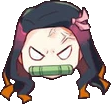 PissedNezuko emote for Discord