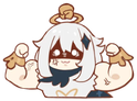 paimon_stronk emote for Discord