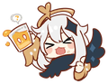 paimon_cheers emote for Discord