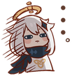 paimon_unamused emote for Discord