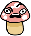 wtfshroomie emote for Discord