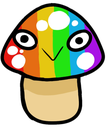 rainbowshroomie emote for Discord