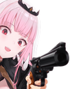 MoriCalliope_Gun1 emote for Discord