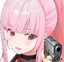 MoriCalliope_Gun2 emote for Discord