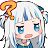 GawrGura_Confused emote for Discord
