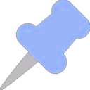 Pin_Blue emote for Discord