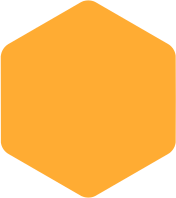 Orange_Hexagon_shape emote for Discord