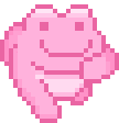 pinkfrogrun emote for Discord