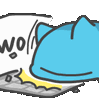 bingus_workblue emote for Discord