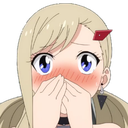 Rebecca_blush emote for Discord