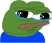 PepeSadCry emote for Discord