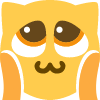 CuteCatPlead emote for Discord