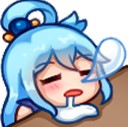 03_Aqua_Asleep emote for Discord