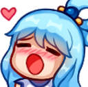 02_Aqua_Excited emote for Discord