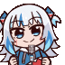 Gura_Roll emote for Discord