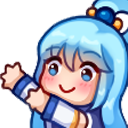 09_Aqua_Hug emote for Discord