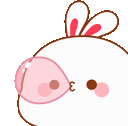 bunny_bubblegum emote for Discord
