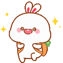 bunny_happy2 emote for Discord